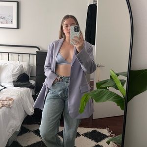 The Frankie Shop lavender blazer